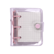 Mini Grid Notebook - Pink