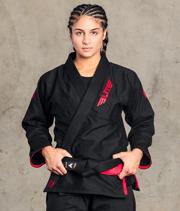 Women's Core Black Brazilian Jiu Jitsu BJJ Gi