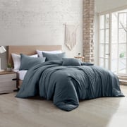 Modern Threads - Down Alternative Brushed Microfiber - Elegant All Season Bedspread Set - Includes Comforter, Shams, & Decorativ