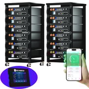 ECO-WORTHY 48V(51.2V) 100Ah Server Rack Battery With Bluetooth & Wifi | 5.12kWh Lithium Battery(Version 3)