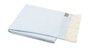 Italian Herringbone Throw Sky Blue by Lands Downunder