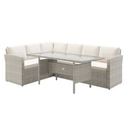 Ballena 6 Seater Wicker Outdoor Sofa Dining Furniture Set
