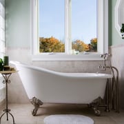 Charlotte Cast Iron Slipper Clawfoot Tub - No Faucet Drillings