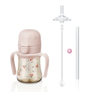 Grosmimi PPSU Straw Cup with Flip Top & Weight - 6oz (200ml)
