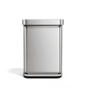 55L rectangular step can with liner pocket