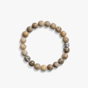 8mm Beaded Bracelet Petoskey 