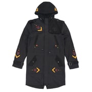 F1334 Jovan Aztec Weather Proof Coat - Black
