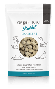 Green Juju Rabbit Trainers - Freeze Dried Training Treats