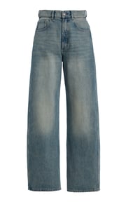 Karmine Aura High-Rise Wide-Leg Jeans