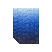 Travel Puffy Blanket - Burning Blue Fade