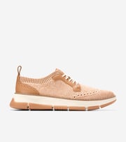 Women's ZERØGRAND Rella Stitchlite™ Oxfords in Beige Or Khaki | Cole Haan