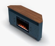 64" Liberty Fireplace Corner TV Stand