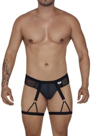 CandyMan black 99684 Garter Brief