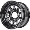 JEGS 681043: D Window Wheel [Size: 17" x 8"] Black - JEGS