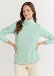 Greenpoint Turtleneck in Vello Fleece (Bundles of Joy)