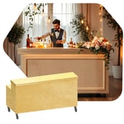 Collapsible Two Tier Mobile Bar - Choose your Size!