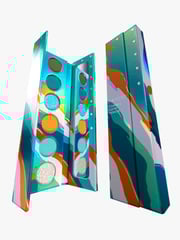 Futurism V: Electro-Turquoise