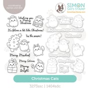 Simon Says Stamps and Dies Christmas Cats set1067cc Sugar and Spice