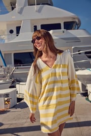 Cabana Paradise Stripe Cover Up
