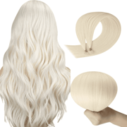 Full Shine Best Pre Bonded Human Hair Extensions K Tip 100% Virgin Human Hair White Blonde (#60)