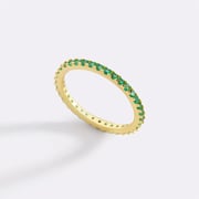Birthstone Eternity Stacking Ring