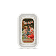Small Vintage Lanterns Rolling Tray