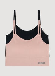 Seamless Ribbed Bralette 2-Pack - RBX Active