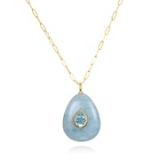 New! Sapphire & Diamond Pendant