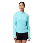 Women's Cooling Hooded LS Shirt - Sky
