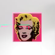 Marilyn Monroe Small by Andy Warhol - LED neon sign