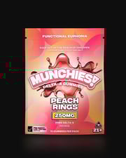 Peach Rings 250mg Delta 8 Gummies