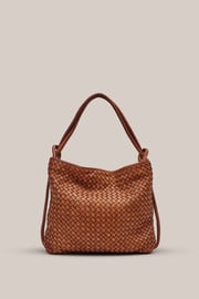 Woven Bella Tan 2-in-1 Convertible Backpack Tote - PRE ORDER