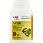 CVS Health Senna Laxative Tablets, 250 Count, 50 Count