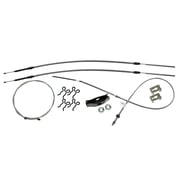 1973-84 Chevrolet GMC Truck 4wd, 1/2 ton, Short Bed Complete Parking Brake Cable Kit, OE Steel