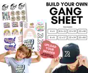 Custom Iron On / DTF Transfer Gang Sheet Builder