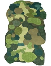 5' 1 x 7' 1 Moss Garden Freeform Rug