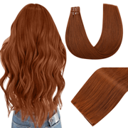 Virgin Genius Weft Hair Extensions Copper Red #33