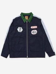 Brain Dead Meltdown Racing Jacket - Navy