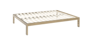 The Frame Gold Brushed - Steel Bed Frame