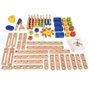 Wood Nut & Bolt Builder Set | 84 Piece STEM Activity Kit