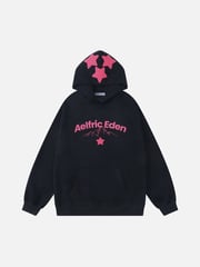 Aelfric Eden Mountain Star Print Hoodie