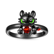 Check this out from gnoce! Toothless Embraces Heart Ring