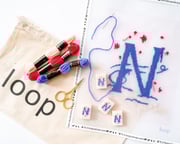 TML x loop Needlepoint Mahjong Tile Kit