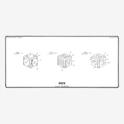 Playing Dice Extended Mousepad