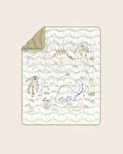 Dinosaur Island Baby Quilt