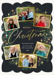 Photo Wreath Collage | Christmas Cards