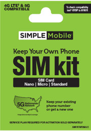 Keep Your Own Phone SIM Kit|SimpleMobile