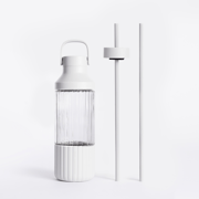 Beast Health® Dual Cap Glass Hydration Bottle