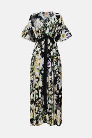 Flannel Flower Linen Maxi Dress