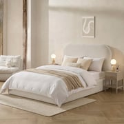 Aintree Ottoman Storage Bed - Teddy Cream